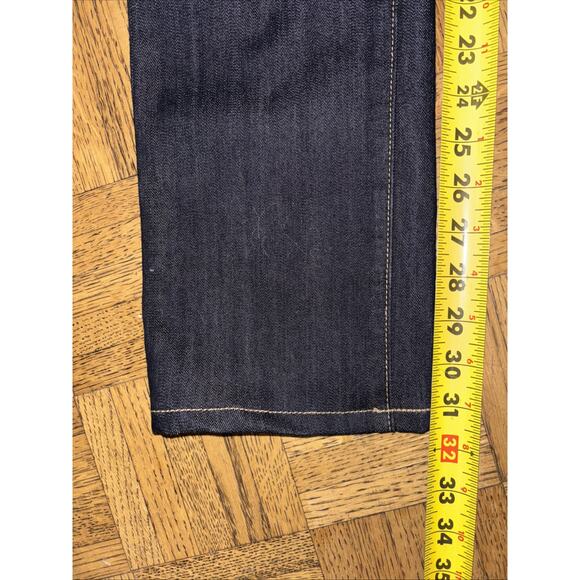 Vintage Paige Jeans Denim Womens 27 Dark Wash Blue Skyline Straight Leg - Picture 5 of 8